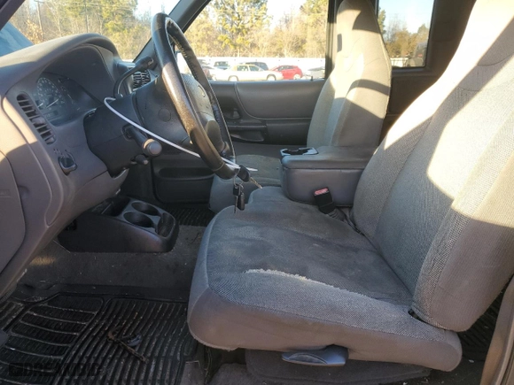 2002 Ford Ranger XL with VIN 1FTYR14U12PA85940, listed as a Copart auction lot 44300555 with 159,650 mi miles and Salvage Title. Bid and sale history available at carsss.com. Image 7.
