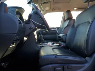 2019 Infiniti QX80 LUXE with VIN JN8AZ2NF9K9684004, listed as a Copart auction lot 51022145 with 35,454 mi miles and Salvage Title. Bid and sale history available at carsss.com. Image 7.
