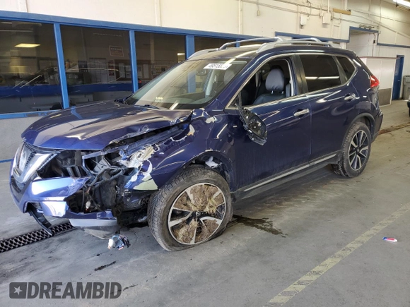 2017 Nissan Rogue S with VIN JN8AT2MV1HW028156, listed as a Copart auction lot 49515865 with 106,254 mi miles and Salvage Title. Bid and sale history available at carsss.com. Image 1.