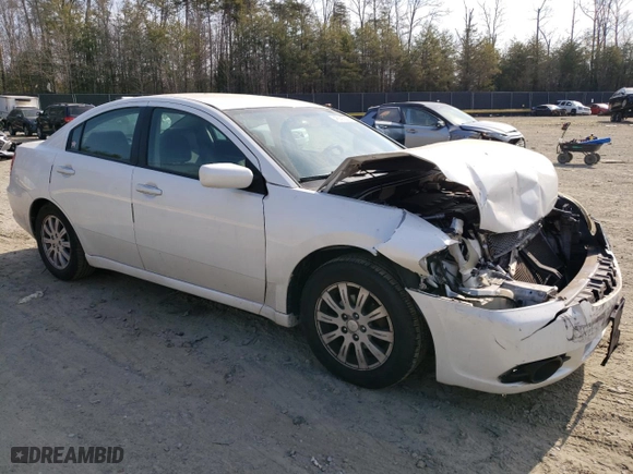 2011 Mitsubishi Galant FE with VIN 4A32B2FF1BE024725, listed as a Copart auction lot 46890585 with 138,577 mi miles and Salvage Title. Bid and sale history available at carsss.com. Image 4.