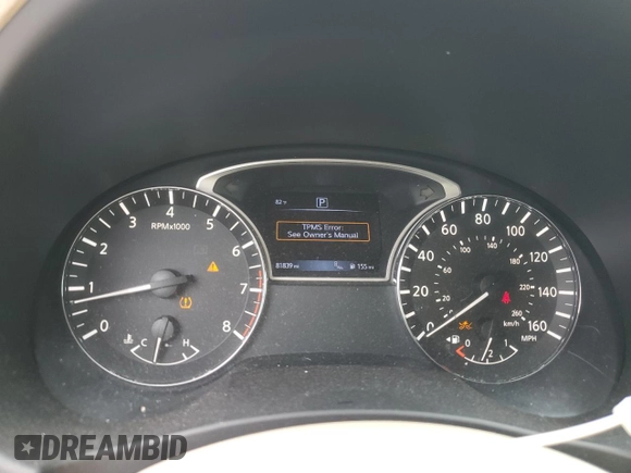2017 Nissan Altima SV with VIN 1N4AL3AP1HC114551, listed as a Copart auction lot 58602075 with 81,839 mi miles and Salvage title. Bid and sale history available at DreamBid. Image 9.