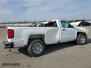 2018 Chevrolet Silverado 1500 Work Truck with VIN 1GCNCNECXJZ907140, listed as a Copart auction lot 45949315 with 0 mi miles and Salvage Title. Bid and sale history available at carsss.com. Image 3.