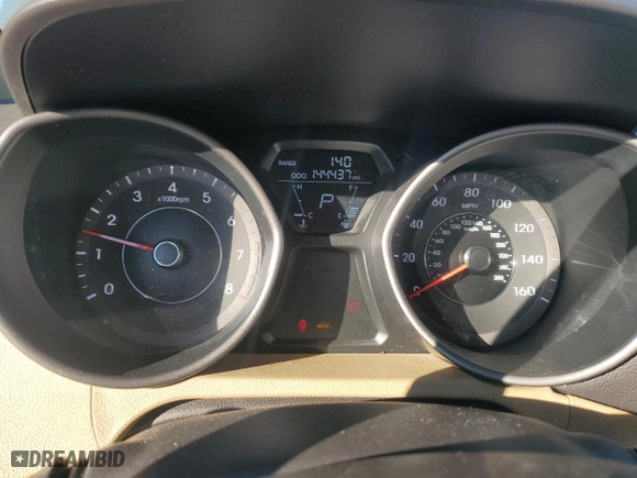 2013 Hyundai Elantra GLS PZEV with VIN 5NPDH4AE1DH217707, listed as a Copart auction lot 81899074 with 144,437 mi miles and Salvage Title. Bid and sale history available at carsss.com. Image 9.