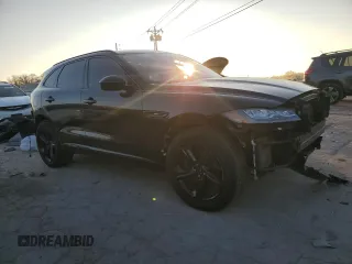 2018 Jaguar F-Pace 30t R-Sport z VIN SADCL2GX1JA287528, wystawiony jako Copart lot #82124544 z przebiegiem 51 720 mil mil oraz Szkoda całkowita • Salvage title. Historia ofert i sprzedaży dostępna na DreamBid. Obrazek 4.