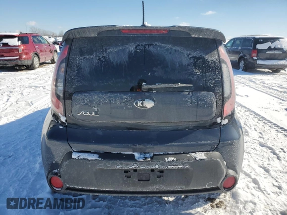 2014 Kia Soul + with VIN KNDJP3A54E7035358, listed as a Copart auction lot 44962255 with 120,578 mi miles and Salvage Title. Bid and sale history available at carsss.com. Image 6.
