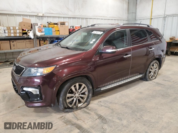 2013 Kia Sorento SX with VIN 5XYKW4A22DG346503, listed as a Copart auction lot 52763175 with 138,170 mi miles and Clean Title. Bid and sale history available at carsss.com. Image 1.