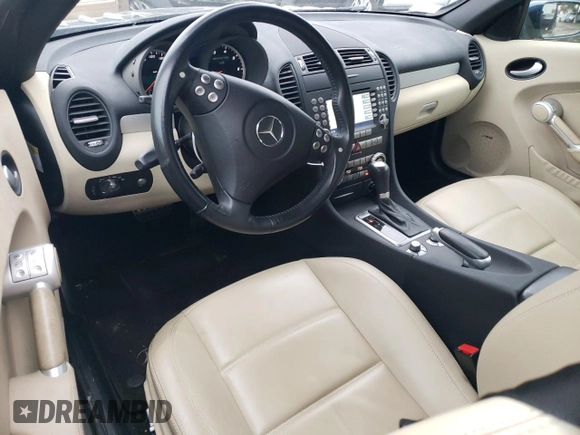 2006 Mercedes-Benz SLK-Class 5.5L AMG with VIN WDBWK73FX6F101788, listed as a Copart auction lot 86853414 with 51,995 mi miles and Salvage Title. Bid and sale history available at carsss.com. Image 8.