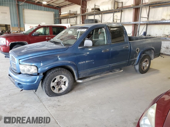 2004 Dodge 2500 SLT with VIN 3D7KA28C64G108596, listed as a Copart auction lot 65996114 with 355,906 mi miles and Salvage Title. Bid and sale history available at DreamBid. Image 1.