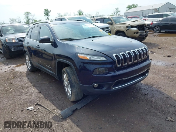 2015 Jeep Cherokee Limited with VIN 1C4PJLDBXFW658441, listed as a IAAI auction lot 42167135 with Not Provided miles and . Bid and sale history available at DreamBid. Image 1.