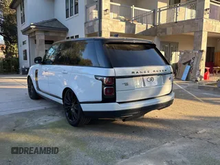 2021 Land Rover Range Rover P525 Westminster with VIN SALGS2SE9MA434035, listed as a Copart auction lot 89409765 with 6,542 mi miles and Salvage title. Bid and sale history available at DreamBid. Image 3.