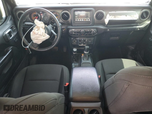 2020 Jeep Wrangler Unlimited Sport S z VIN 1C4HJXDG1LW340016, wystawiony jako Copart lot #56994965 z przebiegiem 38 259 mil mil oraz Szkoda całkowita • Salvage title. Historia ofert i sprzedaży dostępna na DreamBid. Obrazek 8.