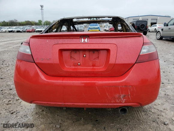 2008 Honda Civic Cpe EX-L with VIN 2HGFG129X8H564836, listed as a Copart auction lot 51069435 with 0 mi miles and Non Repairable. Bid and sale history available at carsss.com. Image 6.