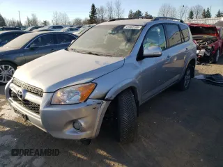 2011 Toyota RAV4 Ltd with VIN 2T3DF4DV8BW143841, listed as a Copart auction lot 41563195 with 186,497 mi miles and Salvage Title. Bid and sale history available at carsss.com. Image 1.