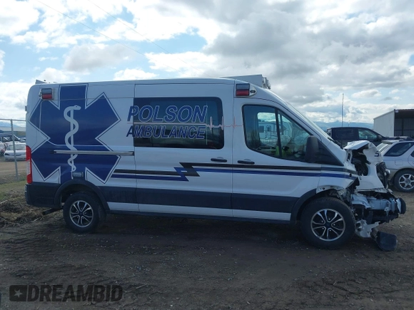 2022 Ford Transit z VIN 1FDBR1CG6NKA76214, wystawiony jako IAAI lot #42150218 z przebiegiem Nie podano mil oraz . Historia ofert i sprzedaży dostępna na DreamBid. Obrazek 14.