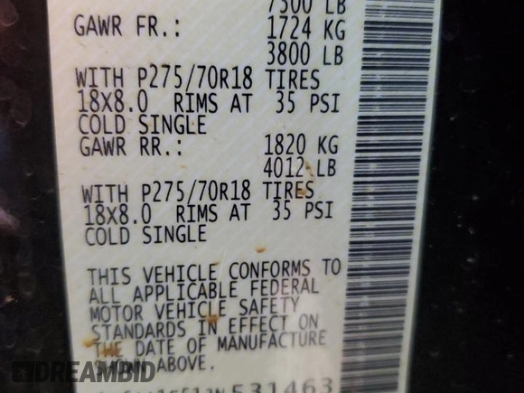 2018 Nissan Titan Pro-4X z VIN 1N6AA1E51JN531463, wystawiony jako Copart lot #52995885 z przebiegiem 62 873 mil mil oraz Szkoda całkowita • Salvage title. Historia ofert i sprzedaży dostępna na DreamBid. Obrazek 13.