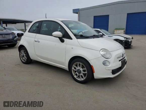 2013 FIAT 500 Pop with VIN 3C3CFFAR7DT736443, listed as a Copart auction lot 45006825 with 123,295 mi miles and Clean title. Bid and sale history available at DreamBid. Image 4.
