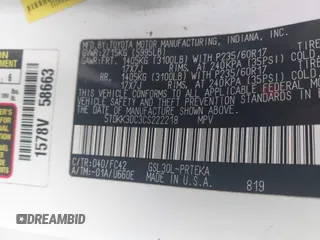 2012 Toyota Sienna LE AAS с VIN 5TDKK3DC3CS222218, выставлен на аукционе IAAI как лот 41535304 с пробегом 219 772 миль миль и . История ставок и продаж доступна на DreamBid. Изображение 9.