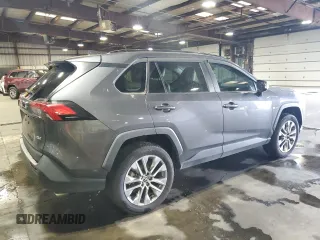 2022 Toyota RAV4 XLE Premium with VIN 2T3C1RFV3NC189846, listed as a Copart auction lot 81810294 with 55,408 mi miles and Salvage title. Bid and sale history available at DreamBid. Image 3.