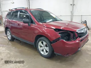 2015 Subaru Forester 2.5i with VIN JF2SJABC6FH558739, listed as a IAAI auction lot 42182607 with 90,263 mi miles and . Bid and sale history available at DreamBid. Image 1.