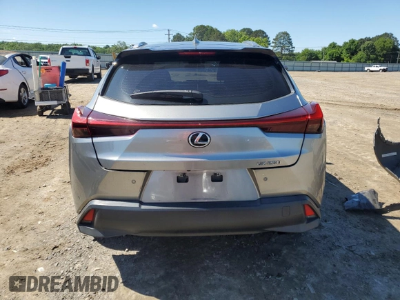 2021 Lexus UX 200 with VIN JTHX3JBH8M2033612, listed as a Copart auction lot 56215455 with 68,107 mi miles and Salvage title. Bid and sale history available at DreamBid. Image 6.