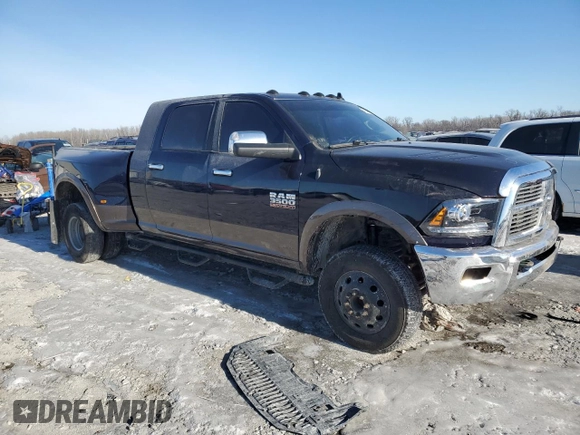 2018 Ram 3500 Laramie with VIN 3C63RRML5JG373731, listed as a Copart auction lot 41849925 with 147,461 mi miles and Salvage Title. Bid and sale history available at carsss.com. Image 4.