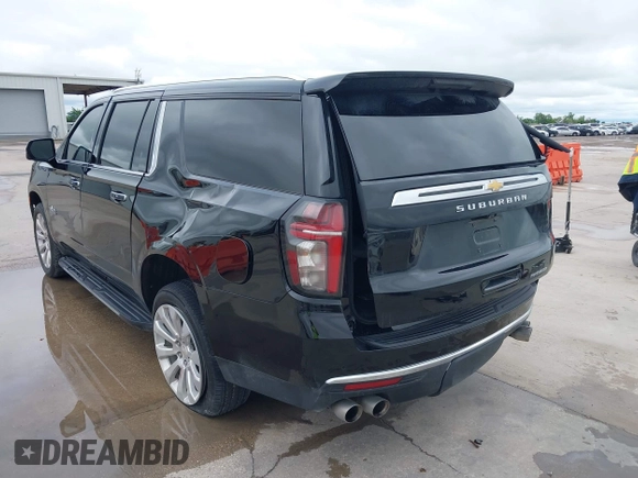 2024 Chevrolet Suburban Premier with VIN 1GNSCFKD9RR214598, listed as a IAAI auction lot 42201922 with 38,567 mi miles and . Bid and sale history available at DreamBid. Image 3.