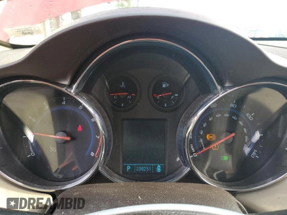 2011 Chevrolet Cruze LTZ with VIN 1G1PH5S91B7235560, listed as a Copart auction lot 54618745 with 238,231 mi miles and Clean Title. Bid and sale history available at DreamBid. Image 9.