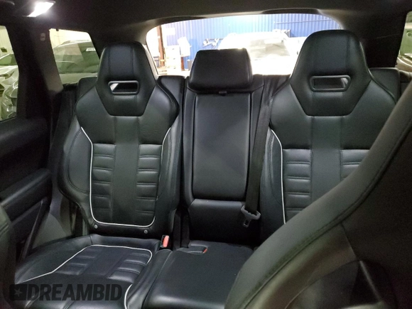 2016 Land Rover Range Rover Sport SVR with VIN SALWZ2EFXGA123133, listed as a Copart auction lot 89399755 with 80,768 mi miles and Salvage title. Bid and sale history available at DreamBid. Image 10.