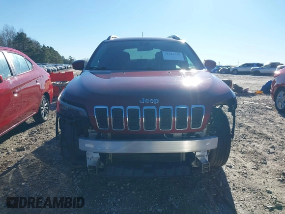 2019 Jeep Cherokee Latitude with VIN 1C4PJLCB8KD220444, listed as a IAAI auction lot 41245726 with 98,659 mi miles and . Bid and sale history available at DreamBid. Image 13.