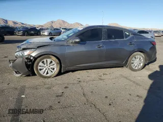 2020 Nissan Sentra S with VIN 3N1AB8BV6LY218365, listed as a Copart auction lot 41756425 with 37,580 mi miles and Salvage Title. Bid and sale history available at DreamBid. Image 1.