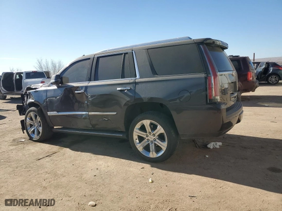 2017 Cadillac Escalade Premium Luxury with VIN 1GYS4CKJ7HR147924, listed as a Copart auction lot 86201344 with 0 mi miles and Salvage Title. Bid and sale history available at carsss.com. Image 2.