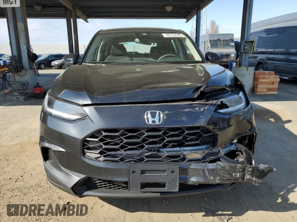 2024 Honda HR-V LX with VIN 3CZRZ1H39RM726641, listed as a Copart auction lot 48753595 with 12,982 mi miles and Salvage title. Bid and sale history available at DreamBid. Image 5.