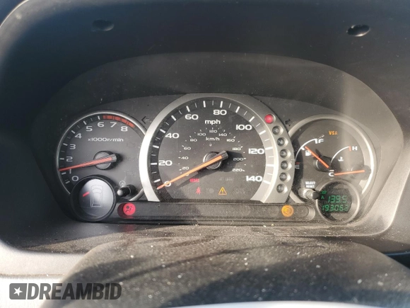 2005 Honda Pilot EX-L with RES with VIN 5FNYF18605B060711, listed as a Copart auction lot 46125755 with 193,062 mi miles and Salvage Title. Bid and sale history available at carsss.com. Image 9.