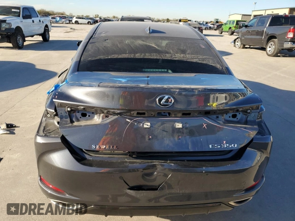 2023 Lexus ES with VIN 58AJZ1B11PU139910, listed as a Copart auction lot 81352824 with 7,192 mi miles and Salvage Title. Bid and sale history available at carsss.com. Image 6.