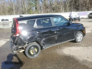 2021 Kia Soul S with VIN KNDJ23AU7M7129397, listed as a Copart auction lot 47621945 with 52,516 mi miles and Salvage Title. Bid and sale history available at carsss.com. Image 3.