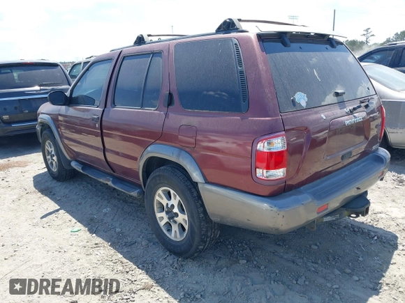 2001 Nissan Pathfinder SE z VIN JN8DR09Y21W584419, wystawiony jako IAAI lot #42133287 z przebiegiem 270 751 mil mil oraz . Historia ofert i sprzedaży dostępna na DreamBid. Obrazek 3.