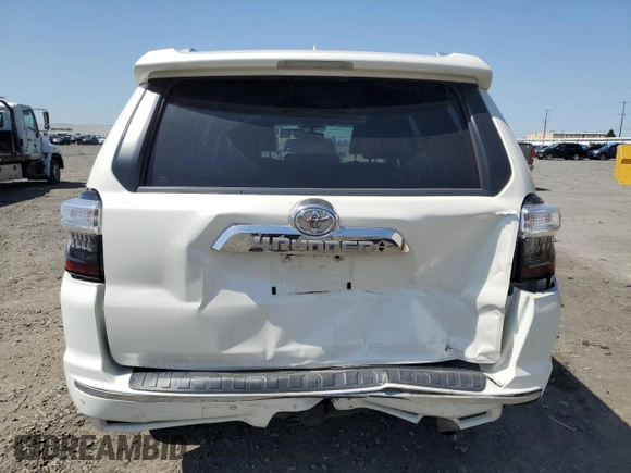 2016 Toyota 4Runner Limited with VIN JTEBU5JR1G5382068, listed as a Copart auction lot 55358055 with 95,074 mi miles and Salvage Title. Bid and sale history available at DreamBid. Image 6.