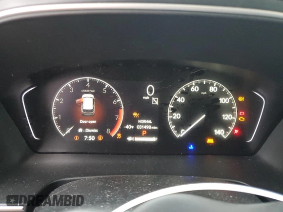 2023 Honda Pilot LX with VIN 5FNYG2H21PB004294, listed as a Copart auction lot 58257395 with 31,498 mi miles and Salvage title. Bid and sale history available at DreamBid. Image 9.