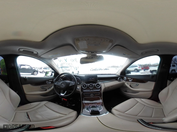 2015 Mercedes-Benz C-Class C 300 with VIN 55SWF4JB9FU048363, listed as a IAAI auction lot 41324130 with 101,595 mi miles. Bid and sale history available at carsss.com. Image 18.