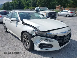 2018 Honda Accord EX-L with VIN 1HGCV1F55JA240858, listed as a IAAI auction lot 42816585 with 75,318 mi miles and . Bid and sale history available at DreamBid. Image 6.