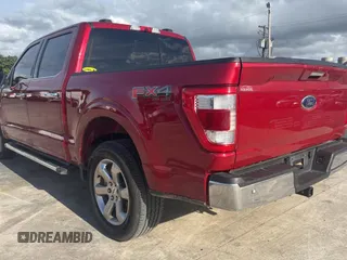 2022 Ford F-150 XL with VIN 1FTFW1E58NKD93244, listed as a Copart auction lot 55532315 with 254,832 mi miles and Clean Title. Bid and sale history available at carsss.com. Image 3.