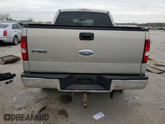 2006 Ford F-150 XLT with VIN 1FTPW14VX6KE02288, listed as a Copart auction lot 51786275 with Not provided miles and Salvage title. Bid and sale history available at DreamBid. Image 6.