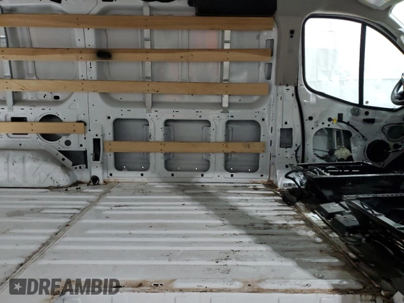 2023 Ford Transit Cargo with VIN 1FTBR1Y81PKB56612, listed as a Copart auction lot 46652685 with Not Provided miles and Salvage Title. Bid and sale history available at DreamBid. Image 11.