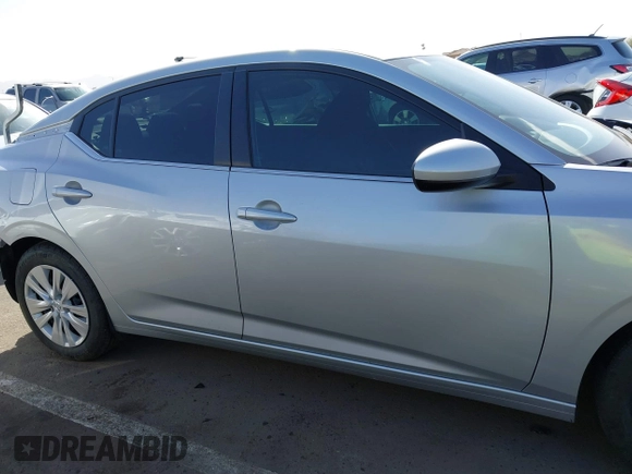 2023 Nissan Sentra S with VIN 3N1AB8BVXPY287582, listed as a IAAI auction lot 41743265 with 24,675 mi miles and . Bid and sale history available at DreamBid. Image 14.