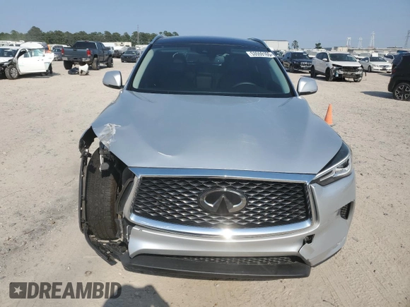 2019 Infiniti QX50 LUXE with VIN 3PCAJ5M16KF148482, listed as a Copart auction lot 53559165 with 69,307 mi miles and Salvage Title. Bid and sale history available at carsss.com. Image 5.