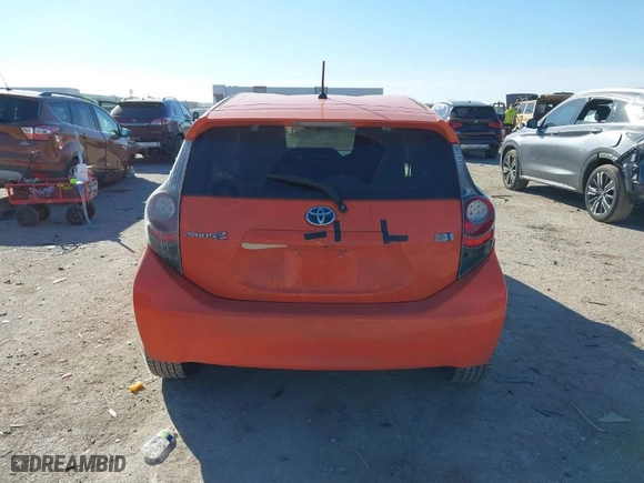 2012 Toyota Prius c One with VIN JTDKDTB36C1021505, listed as a IAAI auction lot 41365968 with 197,796 mi miles. Bid and sale history available at carsss.com. Image 16.