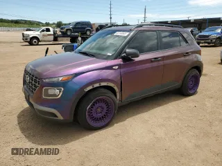 2023 Hyundai Venue SEL with VIN KMHRC8A30PU212689, listed as a Copart auction lot 60740665 with 29,466 mi miles and Salvage title. Bid and sale history available at DreamBid. Image 1.