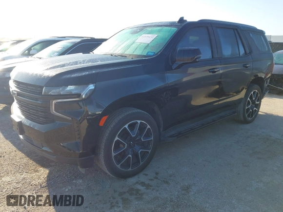 2023 Chevrolet Tahoe RST z VIN 1GNSCRKD3PR365659, wystawiony jako IAAI lot #41975472 z przebiegiem 42 264 mil mil oraz . Historia ofert i sprzedaży dostępna na DreamBid. Obrazek 2.