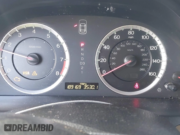 2010 Honda Accord EX with VIN 1HGCP2F74AA009841, listed as a IAAI auction lot 42656323 with 183,169 mi miles and . Bid and sale history available at DreamBid. Image 7.