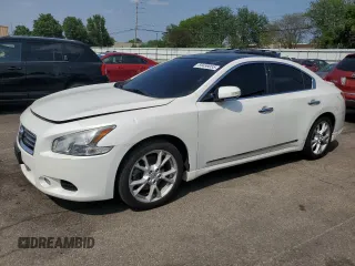 2013 Nissan Maxima SV z VIN 1N4AA5AP8DC820377, wystawiony jako Copart lot #59499055 z przebiegiem 150 314 mil mil oraz Czysty tytuł • Clean title. Historia ofert i sprzedaży dostępna na DreamBid. Obrazek 1.